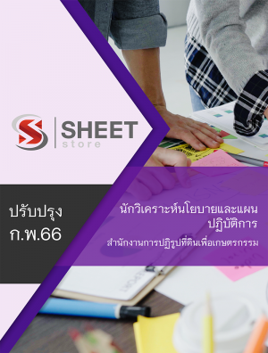 นักวิเคราะห์นโยบายและแผนปฏิบัติการ สปก 66