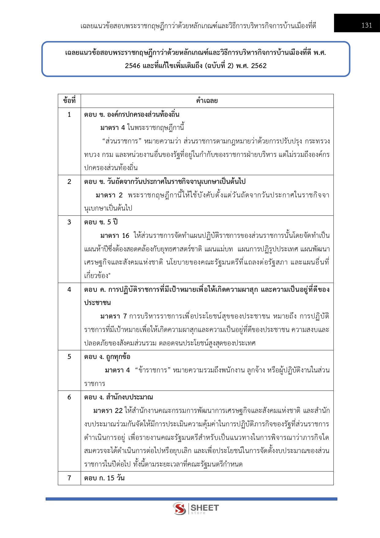 แนวข้อสอบ นักทรัพยากรบุคคลปฏิบัติการ กรมป่าไม้ - Image 13