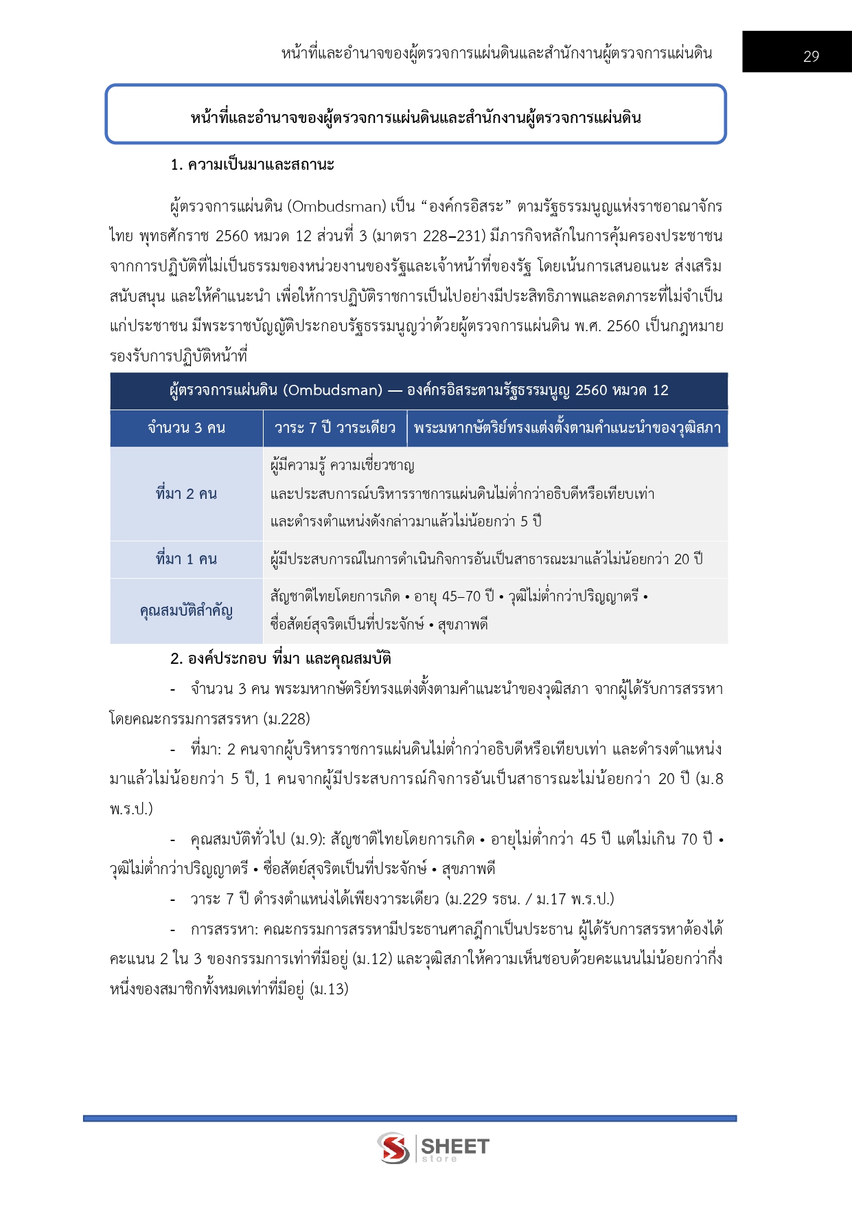 นักวิชาการปฏิบัติการ สำนักงานผู้ตรวจการแผ่นดิน
