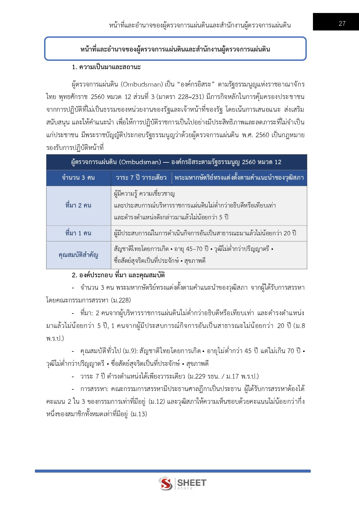 เจ้าหน้าที่สอบสวนปฏิบัติการ สำนักงานผู้ตรวจการแผ่นดิน