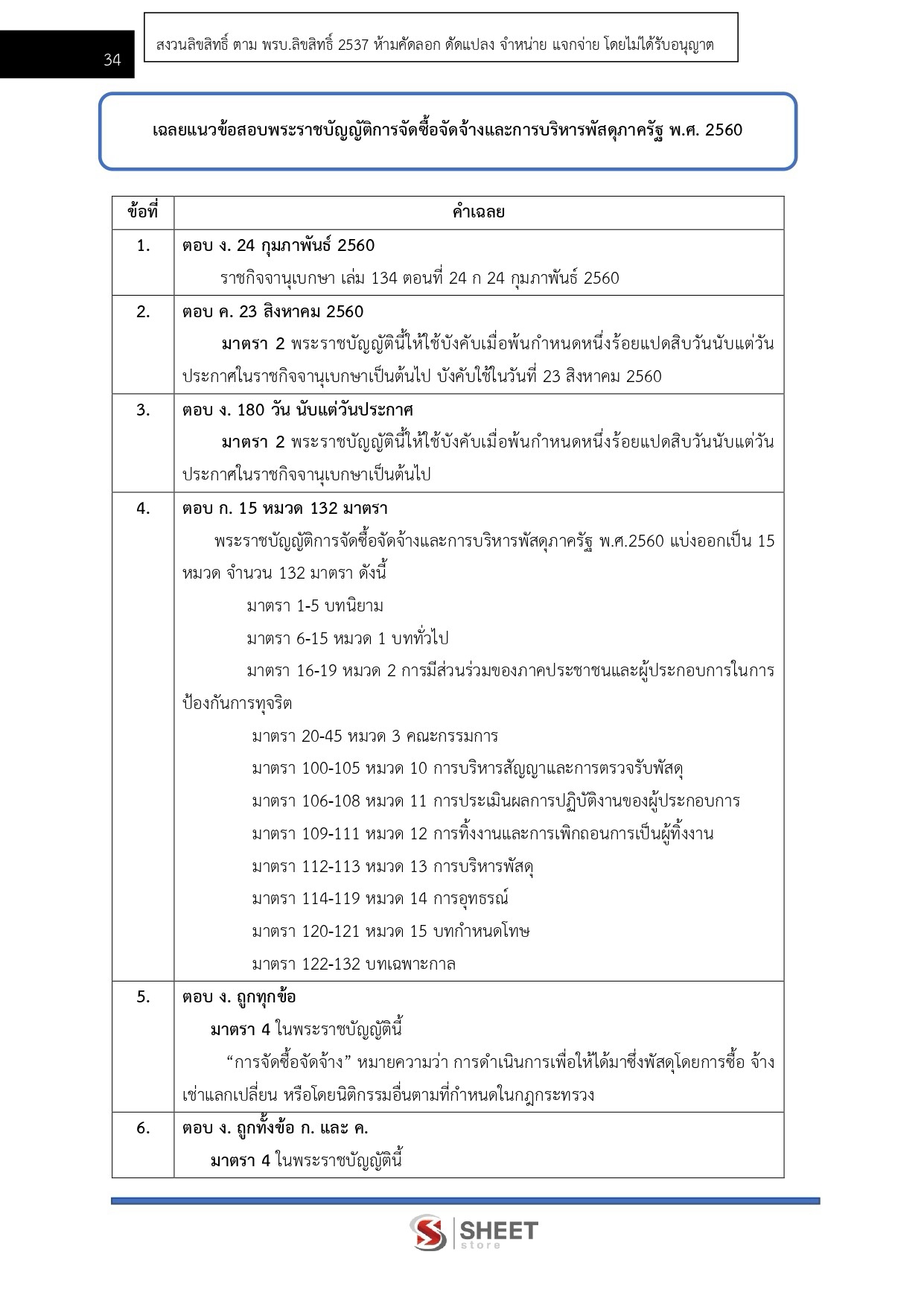 แนวข้อสอบ เจ้าพนักงานพัสดุปฏิบัติงาน กรมที่ดิน
